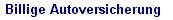 G�nstige Autoversicherung